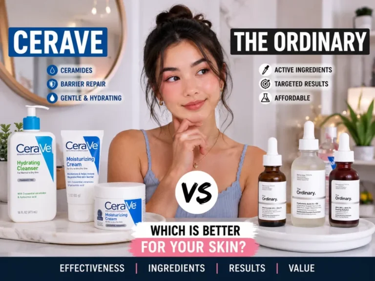I Am a Gen Z Woman. How Does CeraVe Compare to The Ordinary in Terms of Skincare Effectiveness?