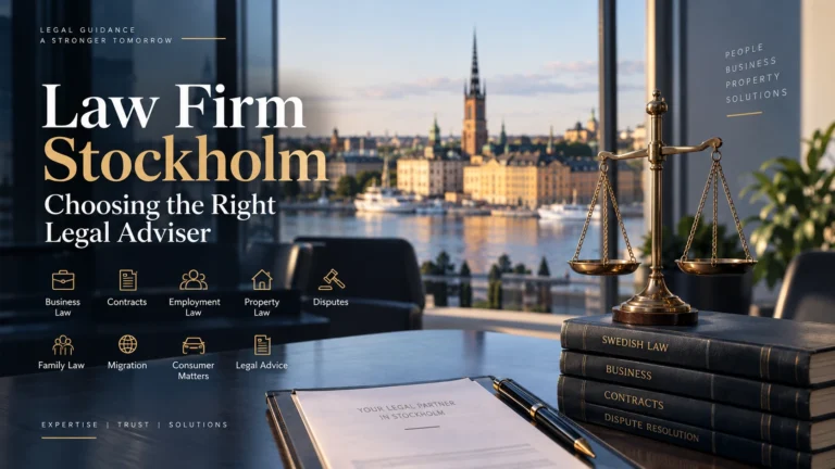 law firm Stockholm